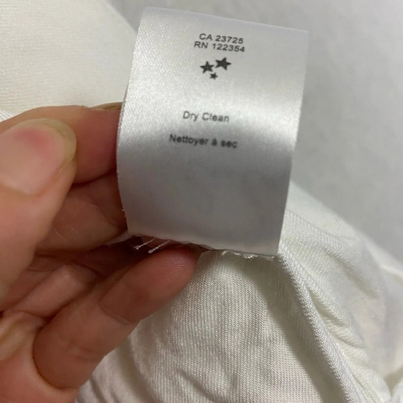 Talula  Aritzia classic white Kent lightweight open blazer Sz 6 - Picture 10 of 16